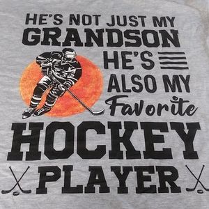 Grandson is My Favorite Hockey Player Tee